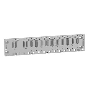   Schneider Electric Modicon X80 - BMEXBP1002H - panou posterior, Ethernet, pentru PLC M580, 10 sloturi pentru carduri I/O, pentru alimentare redundantă, lăcuit