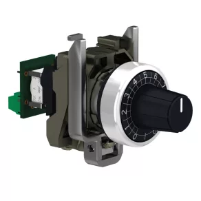   Schneider Electric Harmony XB4 - XB4BD912R1K - potențiometru complet din metal, Ø22, 1 kΩ