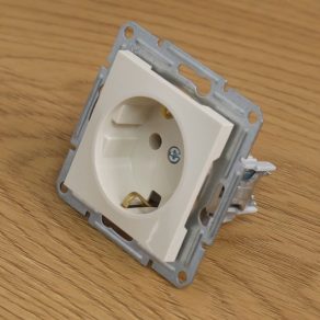   Schneider Electric Asfora - EPH2970123 - Priză 2P+F, cu șurub, fără ramă, bej (120 buc.)