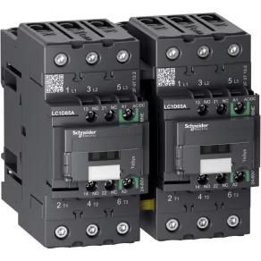   Schneider Electric TeSys D - LC2D65ABNE - Contactor de inversare a sensului de rotație GREEN - 3P 440 V 65 A 24 V c.a.