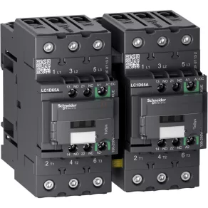   Schneider Electric TeSys D - LC2D65AKUE - Contactor de inversare a sensului de rotație GREEN - 3P 440 V 65 A 200 V c.a.