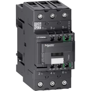   Schneider Electric TeSys D - LC1D65AEHE - Contactor D GREEN - 3P 440 V 65 A 110 V c.a.