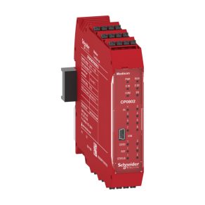   Schneider Electric Preventa XPS MCM - XPSMCMCP0802BCG controler de siguranță, CPU, 8DI+2DI (pornire/repornire), 2DO+4DO (testare)+2DO(stare), cu extensie posterioară