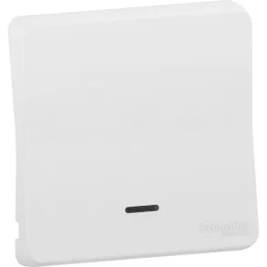   Schneider Electric Mureva Styl - MUR39204 - Tastatură cu iluminare, alb polar