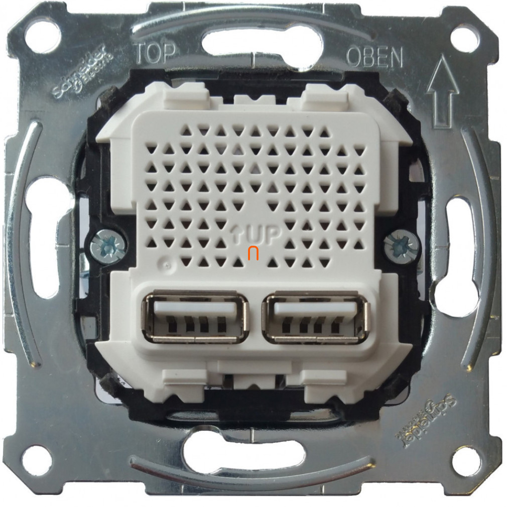 Schneider Merten încărcător dublu USB, 2,1 A MTN4366-0100