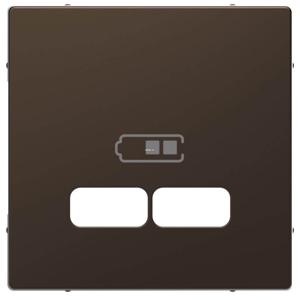 Schneider Merten USB încărcător carcasă, mokka metalic (System Design)