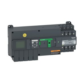   Schneider Electric TransferPacT Active - TA10D4L0504TPE - comutator de transfer automat - carcasă 100 A, 50 A, 4P, afișaj LCD