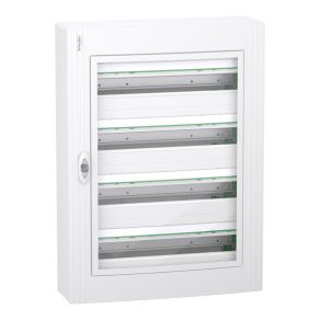   Schneider Electric PrismaSeT XS - LVSXR424 - Dulap, ușă transparentă, montat la suprafață, 4x24 module, PEN
