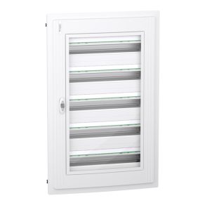   Schneider Electric PrismaSeT XS - LVSXP524 - Dulap, ușă transparentă, încastrat, 5x24 module, PEN