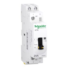   Schneider Electric Acti9 iCTK - A9C41225 - contactor, acționat manual, 25 A, 2NO, 250 V c.a.