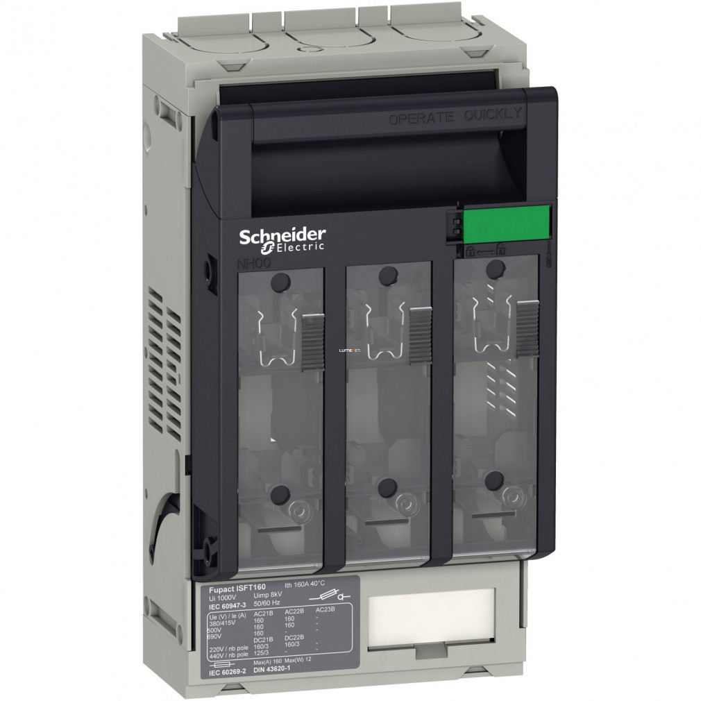 Schneider ISFT160 întrerupător cu siguranță termică cu conexiune M8 LV480801