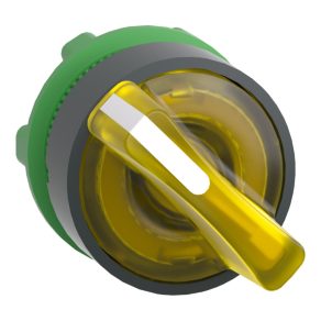   Schneider Electric Harmony XB5 - ZB5AK1283 - cap comutator selector iluminat din plastic, Ø22, 2 poziții, galben