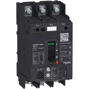   Schneider Electric TeSys - GV4PE07N6 - Protector termic-magnetic pentru motor GV4PE, 7 A, 50 kA, cu prindere prin șuruburi