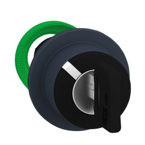   Schneider Electric Harmony XB5 - ZB5FG2 - cap comutator selector din plastic pentru montare încastrată, Ø30, 455 tastă, 2 poziții