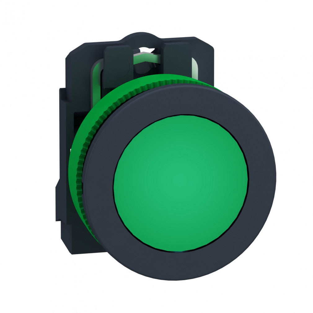 Schneider XB5FVM3 Lampa de semnalizare LED completă, 230VAC, verde