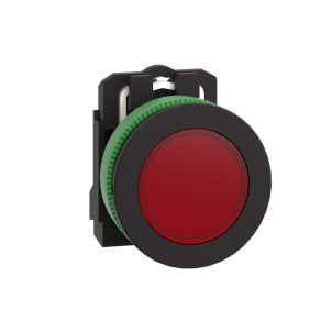   Schneider Electric Harmony XB5 - XB5FVM4 - indicator luminos LED complet din plastic, montat încastrat, Ø30, 230 V c.a., roșu