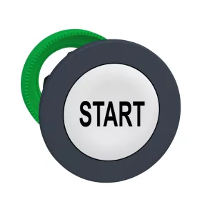   Schneider Electric Harmony XB5 - ZB5FA133 - buton din plastic pentru montare încastrată, Ø30, alb, „START”