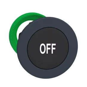   Schneider Electric Harmony XB5 - ZB5FA235 - buton din plastic pentru montare încastrată, Ø30, negru, „OFF”