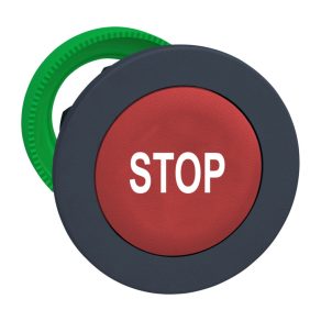   Schneider Electric Harmony XB5 - ZB5FA434 - buton din plastic pentru montare încastrată, Ø30, roșu, „STOP”