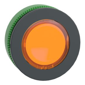   Schneider Electric Harmony XB5 - ZB5FH053 - buton iluminat din plastic pentru montare încastrată, Ø30, portocaliu, push-push