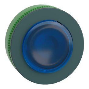   Schneider Electric Harmony XB5 - ZB5FH63 - buton iluminat din plastic pentru montare încastrată, Ø30, proeminent, albastru, push-push