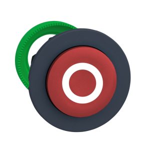   Schneider Electric Harmony XB5 - ZB5FL432 - buton din plastic pentru montare încastrată, Ø30, ridicat, roșu, „O”