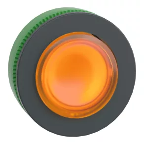   Schneider Electric Harmony XB5 - ZB5FW153 - buton iluminat din plastic pentru montare încastrată, Ø30, în relief, portocaliu