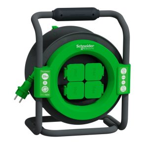   Schneider Electric ProChantier Tamburi pentru cabluri - IMT33147 - Prelungitor pentru tambur de cablu Thorsman, 1,5x25 m, cu priză 4x2P+F, IP44