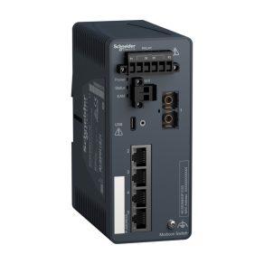  Schneider Electric ConneXium - Ethernet - MCSESM053F1CS0 - Comutator Modicon, TCP/IP, gestionabil, 4TX/1FX, mod unic