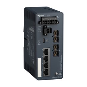   Schneider Electric ConneXium - Ethernet - MCSESM063F2CS0 - Comutator Modicon, TCP/IP, gestionabil, 4TX/2FX, mod unic