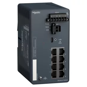   Schneider Electric ConneXium - Ethernet - MCSESM083F23F1 - Comutator Modicon, gestionabil, 8TX