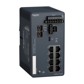  Schneider Electric ConneXium - Ethernet - MCSESM093F1CU0 - Comutator Modicon, TCP/IP, gestionabil, 8TX/1FX, multimod