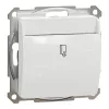 Schneider Electric Sedna Design & Elements - SDD111121E - Întrerupător cu placă cu temporizare, racordare cu șuruburi, 8 A, alb