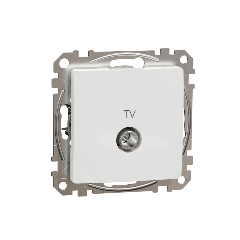 Schneider Sedna priză TV, trecătoare, 7 dB, albă (SDD111474)