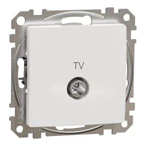   Schneider Electric Sedna Design & Elements - SDD111474 - Priză TV, de trecere, 7 dB, alb