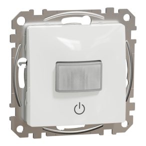   Schneider Electric Sedna Design & Elements - SDD111504 - Senzor de mișcare, cu buton, 160°, 10A, alb