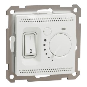   Schneider Electric Sedna Design & Elements - SDD111507 - Termostat de cameră pentru încălzire prin pardoseală, 10 A, alb