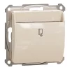 Schneider Electric Sedna Design & Elements - SDD112121E - Întrerupător cu placă cu temporizare, racordare cu șuruburi, 8 A, bej