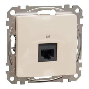   Schneider Electric Sedna Design & Elements - SDD112461 - 1 priză RJ45 Cat6 UTP, bej