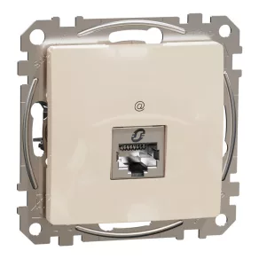   Schneider Electric Sedna Design & Elements - SDD112461S - 1 priză RJ45 Cat6 STP, bej