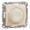 Schneider Electric Sedna Design & Elements - SDD112502 - Dimmer LED, universal, 5-200 VA, poate fi conectat la un întrerupător, bej