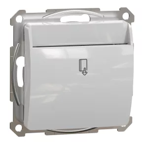   Schneider Electric Sedna Design & Elements - SDD113121E - Întrerupător cu placă cu temporizare, racordare cu șuruburi, 8 A, aluminiu