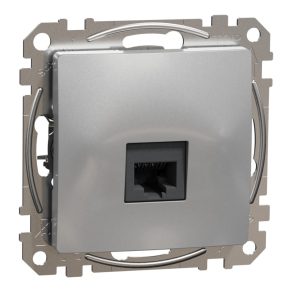   Schneider Electric Sedna Design & Elements - SDD113461 - 1xRJ45 Cat6 UTP priză, aluminiu