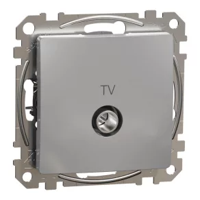   Schneider Electric Sedna Design & Elements - SDD113474 - Priză TV, de trecere, 7 dB, aluminiu
