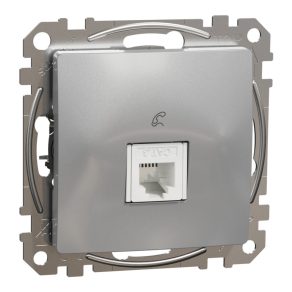   Schneider Electric Sedna Design & Elements - SDD113491 - 1 priză RJ11, aluminiu