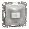Schneider Electric Sedna Design & Elements - SDD113504 - Senzor de mișcare, buton, 160°, 10A, aluminiu