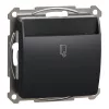 Schneider Electric Sedna Design & Elements - SDD114121E - Întrerupător cu placă cu temporizare, racordare cu șuruburi, 8 A, antracit
