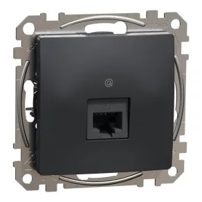   Schneider Electric Sedna Design & Elements - SDD114451 - 1 priză RJ45 Cat5e UTP, antracit