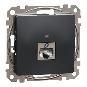   Schneider Electric Sedna Design & Elements - SDD114461S - 1xRJ45 Cat6 STP priză, antracit