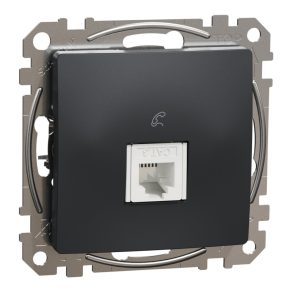   Schneider Electric Sedna Design & Elements - SDD114491 - 1 priză RJ11, antracit